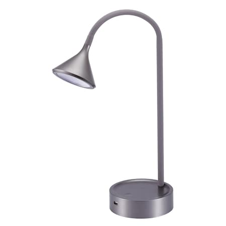 PureOptics™ LED Gooseneck LED Desk Lamp